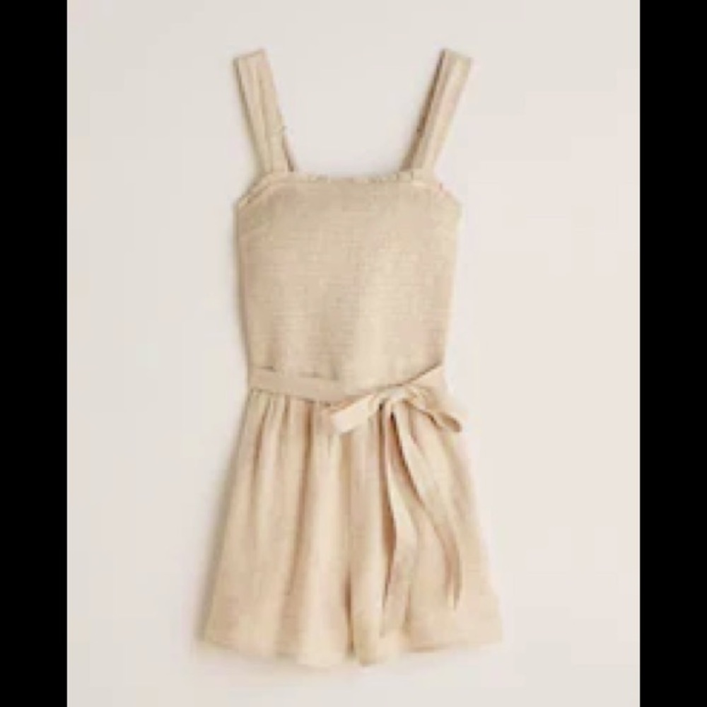 Abercrombie Women's
Wide Strap Smocked Romper S